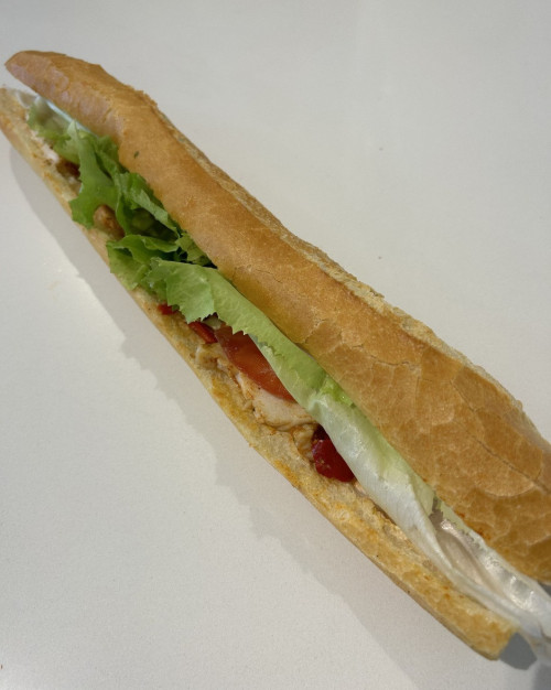 sandwich poulet andalou mayonnaise Crudités