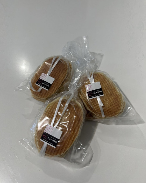 gaufre fourrée vanille