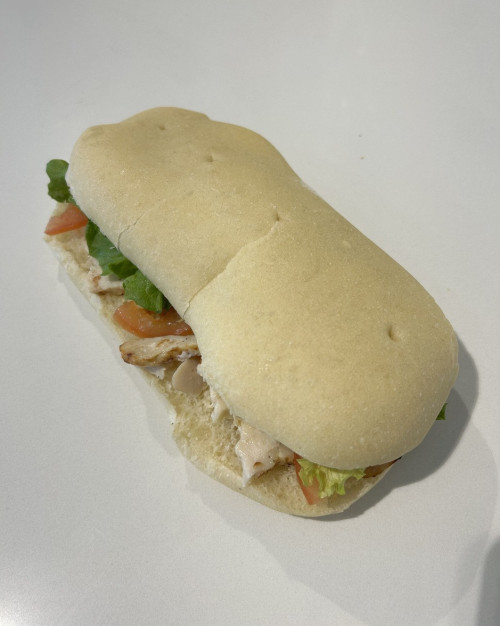 faluche  poulet mayonnaise Crudités